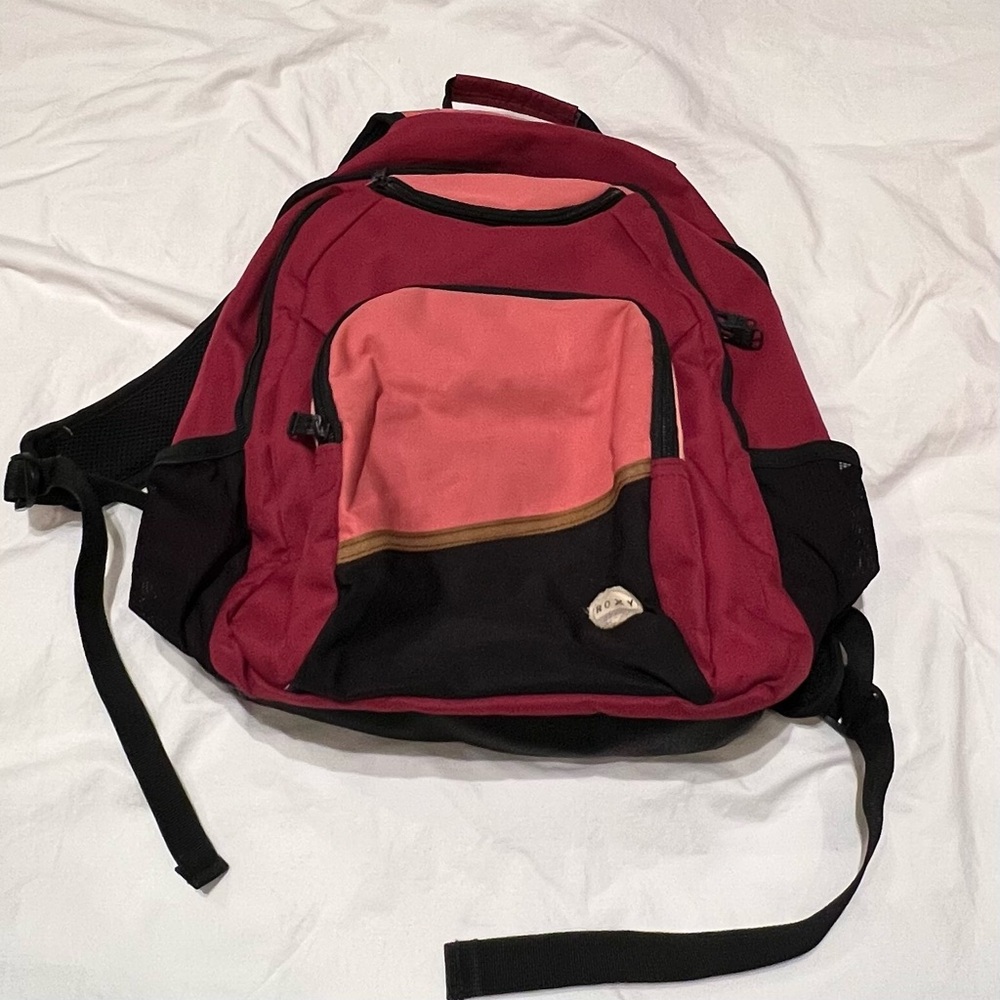 Roxy Red and Pink Backpack
